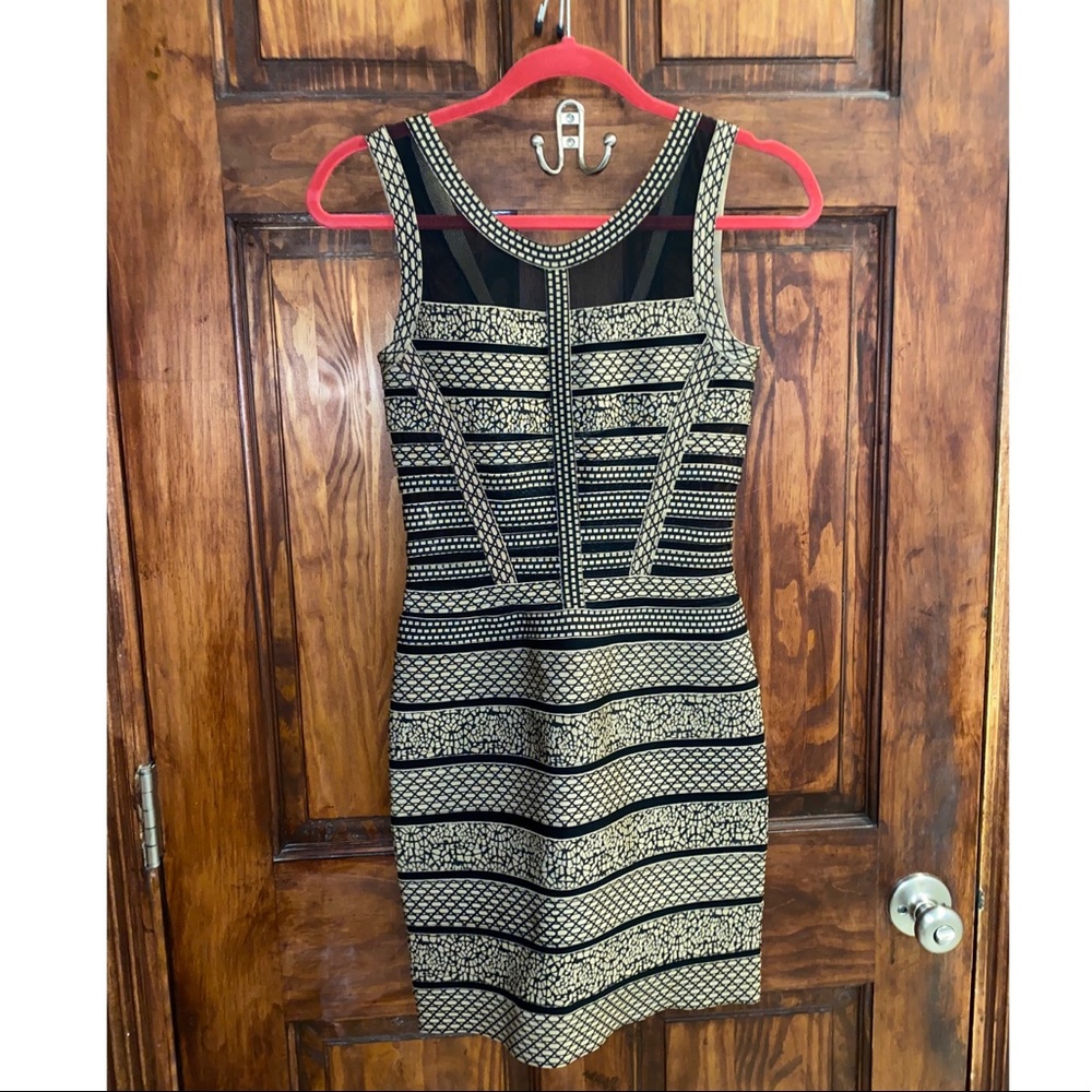 Gracia Bandage Dress with Mesh